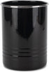 Nat & Jules Black 6.75 x 5 Iron Metal Kitchen Crock Utensil Holder