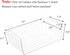 4 Pack Tebery White Under Shelf Wire Basket Hanging Storage Baskets, Under Cabinet Add-on Storage Racks Slide