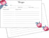 Heart&Berry Double-Sided Recipe Cards 4x6, Set of 50 Thick Recipe Cards