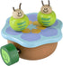 No.3 Wooden Music Box Mechanism - Rock n Roll Dancing Bug on Flower Playing Minuet for Kids (Caterpillar)
