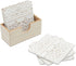 Set 6-3.8 Juvale Wooden Coasters of in, White, Square, Farmhouse Style - Coaster Holder for Coffee Table & Bar Decor