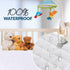 27"X 39" PlushDeluxe Mattress Protector, Waterproof Mattress Cover, Breathable Soft Cotton Terry Surface, Mini-Crib