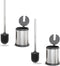 ToiletTree Products Toilet Brush with Lid - Sleek Toilet Bowl Brush and