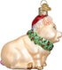 Old World Christmas Glass Blown Ornaments, Holly Pig for Christmas Tree