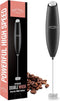 Powerful Milk Frother with Double Whisk, Handheld Electric Foam Maker for Coffee, Latte, Matcha