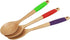 Chef Craft Premium Wooden Spoon with Silicone Handle, 14 Inch, Red