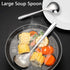 18/8 Stainless Steel Mini Ladle Deep Soup Spoon - 6.7inch (Pack of 4)