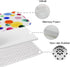 TheBlackSpot Colorful Cartoon Polka Dot Bathroom Rugs, Non Slip Bath Mat, Imitation Cashmere Door Rug