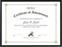 Golden State Art 8.5x11 Aluminum Frame - Real Glass, Metal Frame for 8.5 by 11 inch Document with Easel Stand (Black, 1