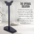 CEFLITECO Countertop Bat Paper Towel Holder - Halloween Decor for Kitchen and Bathroom - Gothic Home Decor for Oddities