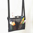 Portable Hanging Mesh Bag with 2 Hooks, Shower Organizer with 4 Storage Pockets for Bathroom and College Dorm