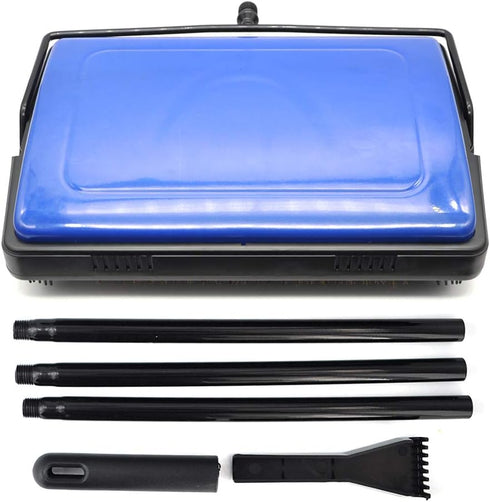 Quiet Carpet Sweeper, EZ SPARES Floor Sweeper with Horsehair Roller Brush Strong, Suitable for Carpet Cleaning Power,