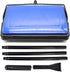 Quiet Carpet Sweeper, EZ SPARES Floor Sweeper with Horsehair Roller Brush Strong, Suitable for Carpet Cleaning Power,