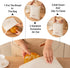 2-Pack 17x13 Inch Reusable Beeswax Bread Bags for Sourdough & Homemade Bread, Large Eco-Friendly Cotton, Keep Bread