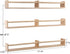 birola 32 Inches Set 3, Nursery Book Shelves for Kids Rooms - Floating Wall Bookshelves of Space-Saving Nursery Shelves