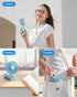 SWEETFULL Handheld Fan, Portable 5000mAh Rechargeable Battery Fan, 6 Speed Wind, Mini Travel Fan with LED Display