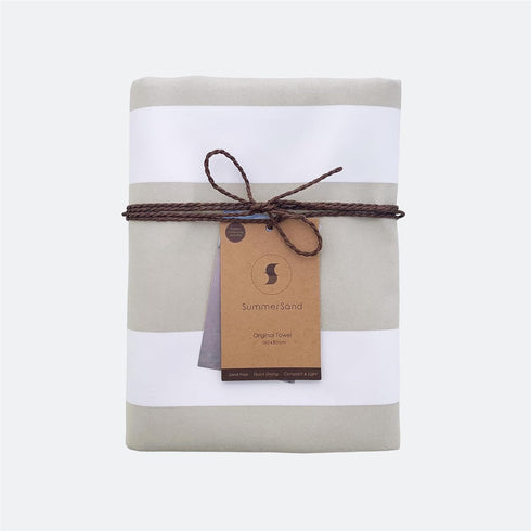 Large Microfiber Beach Towel - SummerSand, Quick Dry, Sand Free, Compact, Lightweight, Recycled Materials, Travel Bag