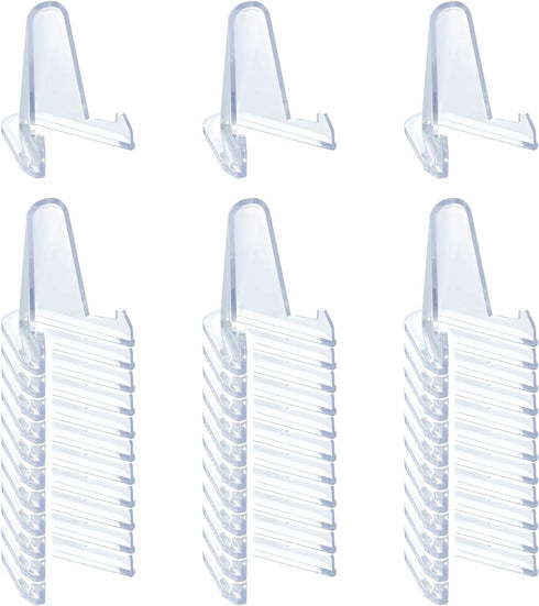 36 PCS Acrylic Display Holder, Clear Display Easel Stands for Coins, Capsules, Phone Medals, Stones, Cards (Medium)
