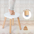 1 Pack 10 Frogprin Wooden Step Stool for Kids, Kids Chairs Perfect Matched Sensory Table, Multi-Purpose Sitting Stool