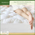 GRT Cooling Mattress Pad Cover - Rayon from Bamboo Full Size, Extra Thick Quilted Fitted Topper with 19 Inches Deep