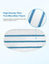 8 Pack Pur Steam Mop Pads, Compatible with PurSteam ThermaPro 10-in-1, Washable Reusable Replacement Pads