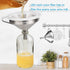 Kitchen Funnel for Filling Bottles, 304 Stainless Steel Food Funnels with Strainer and 200 Mesh Filter Set