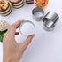 5Pcs Round Cake Rings Mold, 2-Inch Mini Cake & Pastry Ring, Stainless Steel Mousse Dessert Rings Set