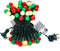Christmas Tree Lights 70 LED G15 Christmas Lights Red White and Green