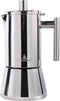 LAOION Stovetop Espresso Maker, 6Cup 10 oz Moka Pot, Stainless Steel Cuban