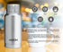 Milton Insulated Water Bottle, 5.4 oz (160 ml), Stainless Steel, Leak-Proof, Elfin 160 Silver