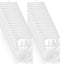 Frcctre 30 Pack 10 x 15 Inches Hanging Storage Bags, Large Hook Reusable Clear Hanging Plastic Bags for Packaging