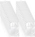 Frcctre 30 Pack 10 x 15 Inches Hanging Storage Bags, Large Hook Reusable Clear Hanging Plastic Bags for Packaging