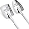 PRSTENLY 2 Pcs His and Hers Ice Cream Spoons, Gifts for Couples, Boyfriend Girlfriend Anniversary, Birthday, Valentines