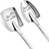 PRSTENLY 2 Pcs His and Hers Ice Cream Spoons, Gifts for Couples, Boyfriend Girlfriend Anniversary, Birthday, Valentines