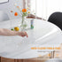 VeeCano 16 Inch 2Pcs Round Clear Plastic Table Protector Cover PVC Vinyl Desk Pad Mat Waterproof Non-Slip Easy Clean