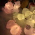 Unicorn String Lights, 10 LED 6.8ft Fairy Lights for Girl Room Decoration, Pink/White