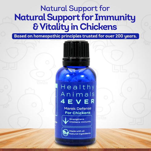 HA4E Immune 350 - Chicken Support for Mareks Disease - Natural Support & Strengthening - Highly Effective Homeopathic