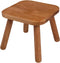 zaowofires Solid Wood Step StoolWooden Plant Stool, Wood Plant Stand, Round Footstool, Removable