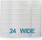 AOZITA 24 PACK Wide Mouth Mason Jar Lids for Ball, Kerr - White Plastic Storage Caps for Canning Jars, Leak-Proof