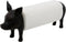 Deco 79 Polystone Paper Towel Holder, 5" x 16" x 8", Black