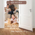 GDHOMM Under Door Draft Stopper, Adjustable Weather Stripping Gap Filler & Seal, Coffee
