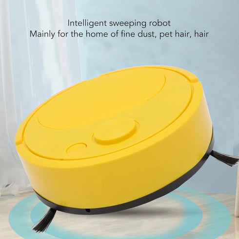 Fdit Robot Vacuum Cleaner, Mini Automatic Avoidance USB Charging Smart Sweeping Robot for Wooden Flooring