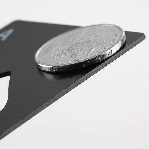 6 Pack Bottle Opener, Stainless Steel, Credit Card Size, Casino Bottle Opener