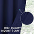 BGment Short Curtains 30 Inches Length, Rod Pocket Half Window Drapes for Kitchen, Navy Blue, 2 Panels