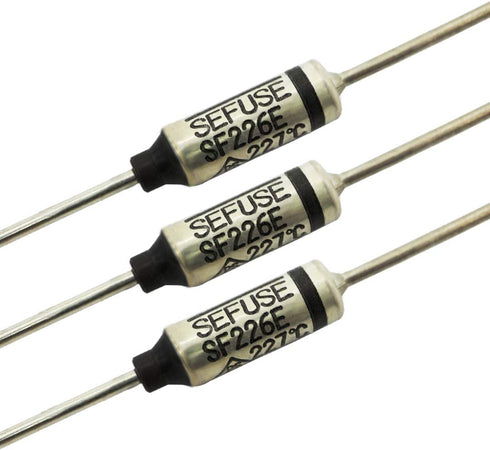 VG_S 3 pcs. SF226E SEFUSE Thermal Cutoff Fuse 10A 250VAC 227C 227 Degree Fuse