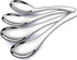 4 Pieces Stainless Steel Asian Soup Spoons, 6.3 Inch Heavy-Weight Short Handle Ramen Spoons