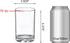 Amazing Abby - Liberty - 10-Ounce Plastic Tumblers (Set of 6), All-Clear Reusable Plastic Drinking Glasses, BPA-Free,