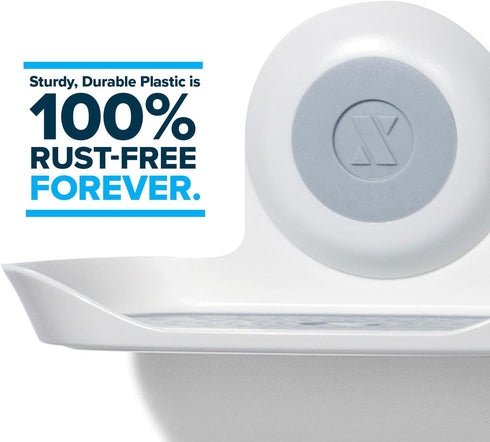 SlipX Solutions Strong Hold Soap Saver, Suction Cup Holder, Must Have Universal Kitchen & Bathroom Shower Accessories