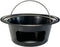 KAMaster Ash Can with Folding Handle Compatible with Large Big Green Egg,Charcoal