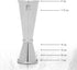 Japanese Jigger, 1oz 2oz Stainless Steel Double Cocktail Jigger with Measurements Inside, Bartender Measuring Tool